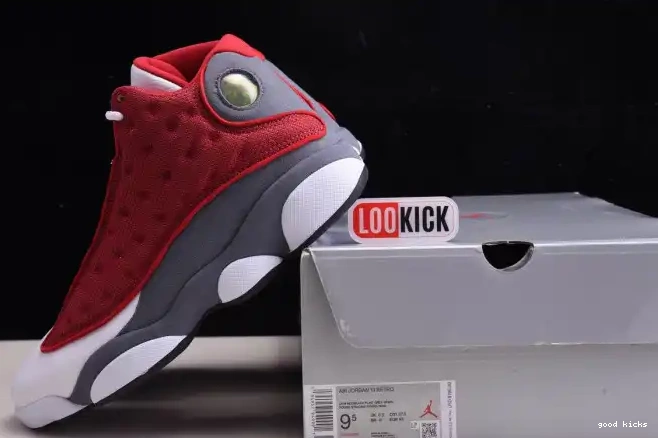 Cheap Air Red 13 Retro 414571-600 Flint Jordan Gym Grey 0601
